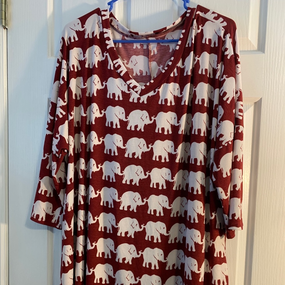 Plus size tunic